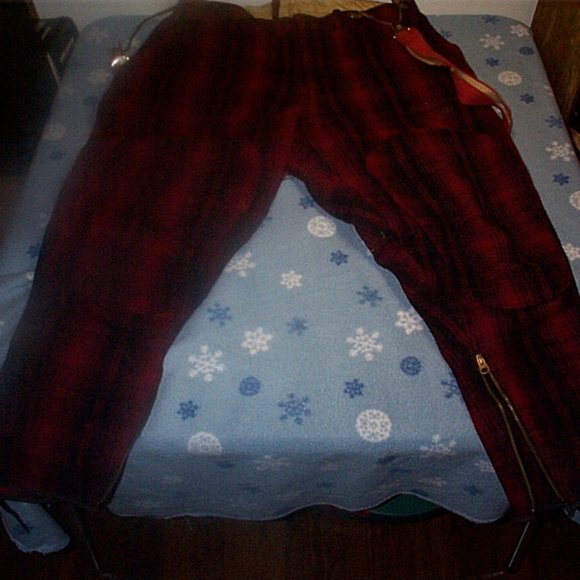 Vintage Woolrich hunting pants with suspenders size 38
